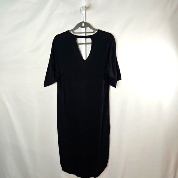 Stillwater Front Eyelit Black Maxi Dress Size XS - Picture 8 of 8